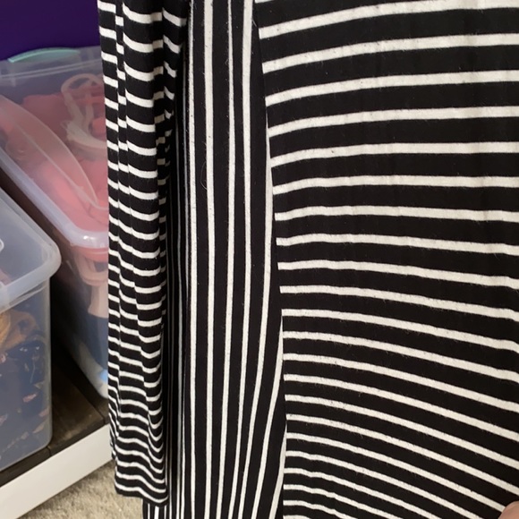 Black and White Striped Dress - Picture 2 of 4